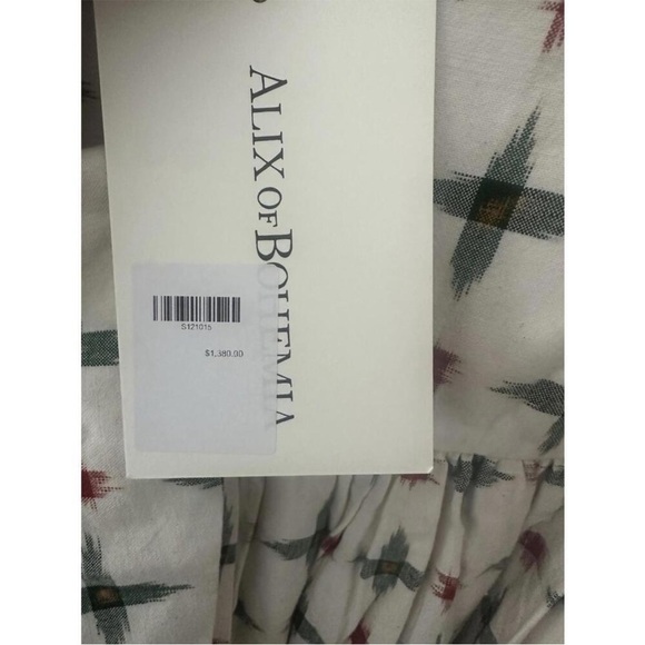 NWT Alix of Bohemia Savannah Poinsettia Dress sz XS $1380 - Picture 7 of 7